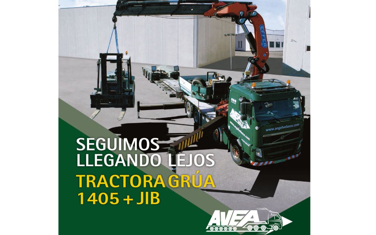 Tracteur grue 1.405 + JIB